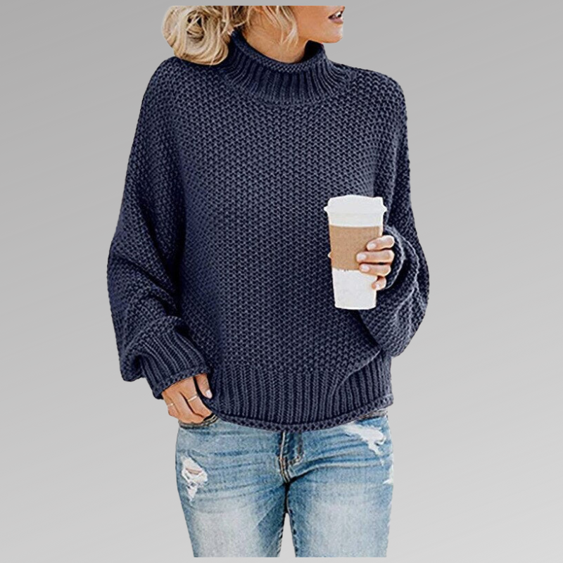 Image of Gina | Women's Oversized Turtleneck Sweater