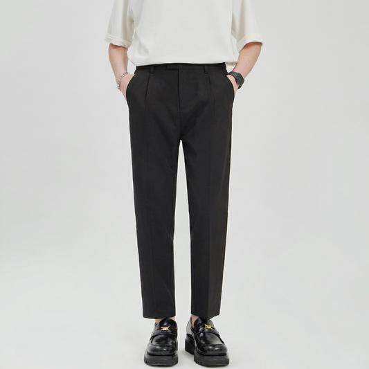 Graham | Men's Pleated Drawstring Pants - Image 1