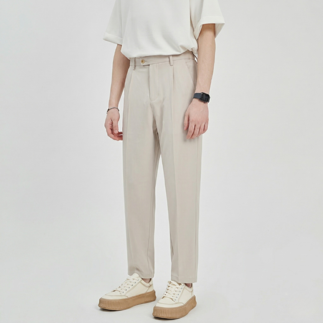 Graham | Men's Pleated Drawstring Pants - Image 2