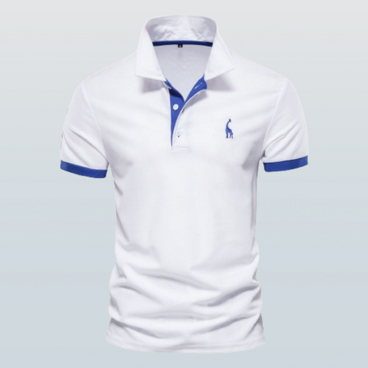 Image of Greg | Men's Embroidered Short Sleeve Polo Shirt