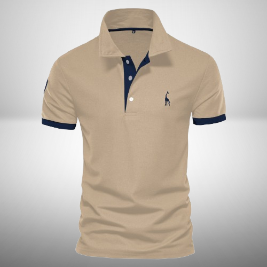 Image of Greg | Men's Embroidered Short Sleeve Polo Shirt