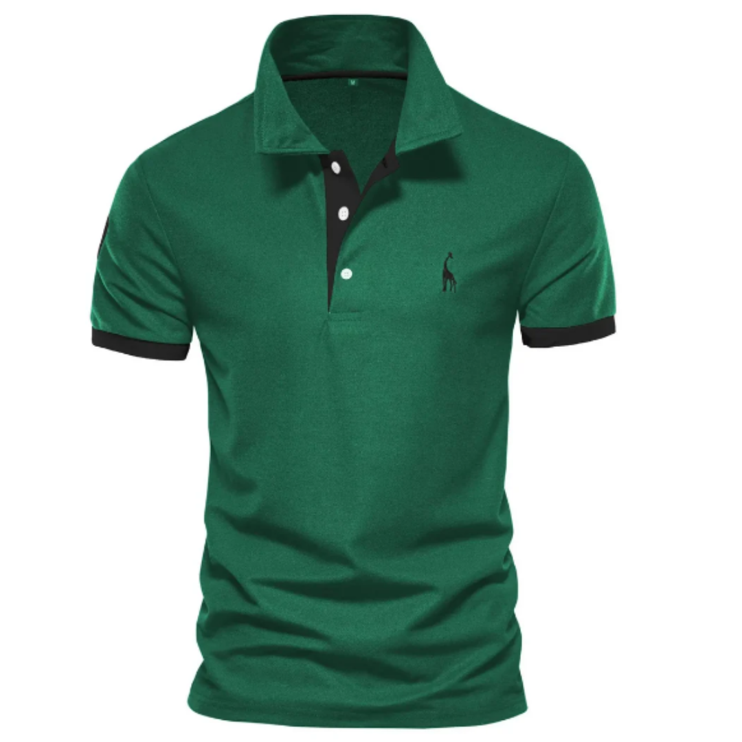 Image of Greg | Men's Embroidered Short Sleeve Polo Shirt
