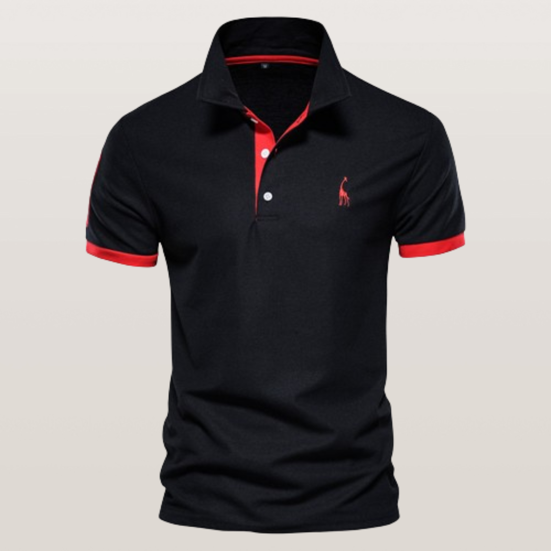 Image of Greg | Men's Embroidered Short Sleeve Polo Shirt