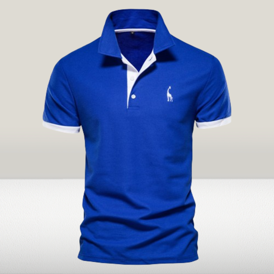 Image of Greg | Men's Embroidered Short Sleeve Polo Shirt