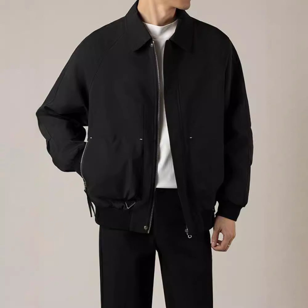 Image of Griffin | Men's Zip-Up Bomber Jacket