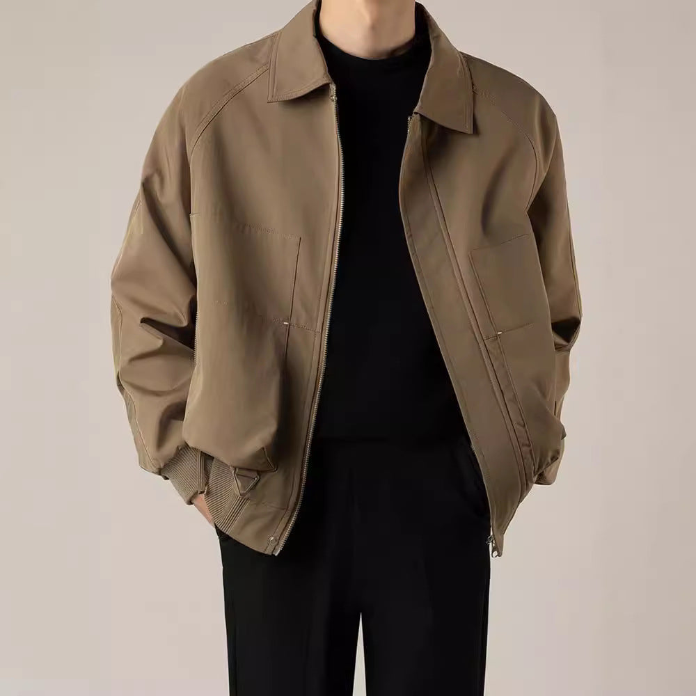 Image of Griffin | Men's Zip-Up Bomber Jacket