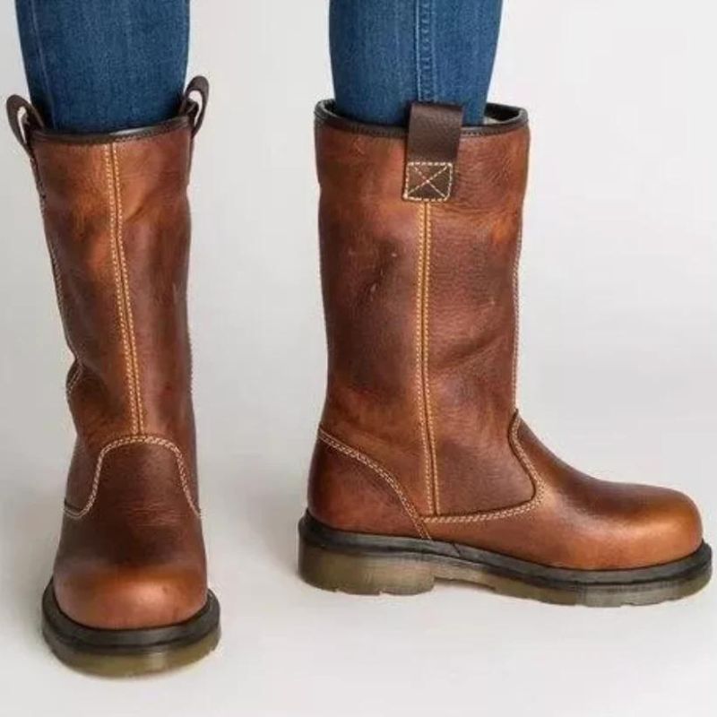 Image of Guy | Men's Pull-On Leather Ankle Boots