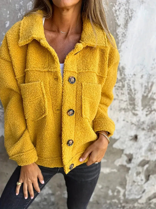 Image of Hallie | Women's Button-Down Relaxed Fit Jacket