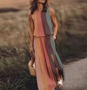 Image of Hallie | Women's Sleeveless Maxi Dress
