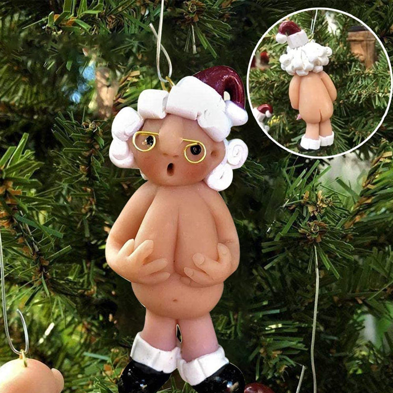 Handmade Resin Santa Christmas Decoration