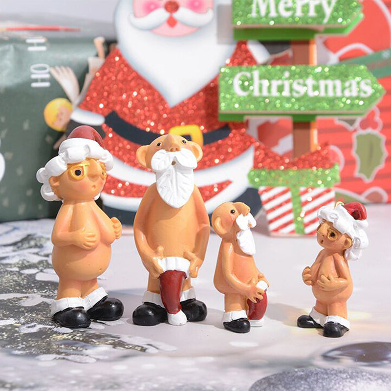 Handmade Resin Santa Christmas Decoration