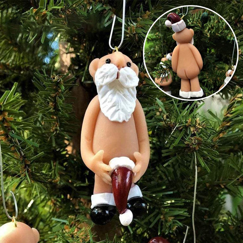 Handmade Resin Santa Christmas Decoration