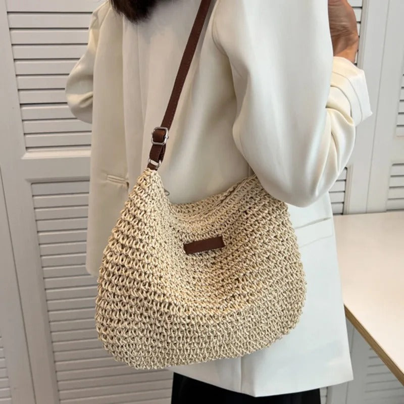 Handwoven Rattan Bag – Natural Charm in Authentic Boho Style