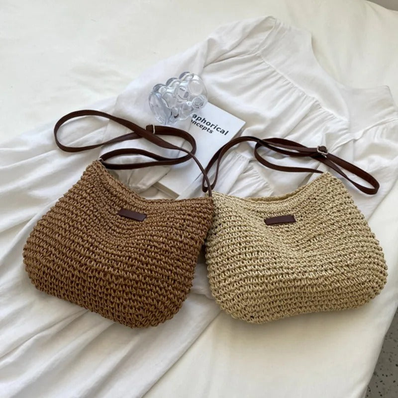 Handwoven Rattan Bag – Natural Charm in Authentic Boho Style