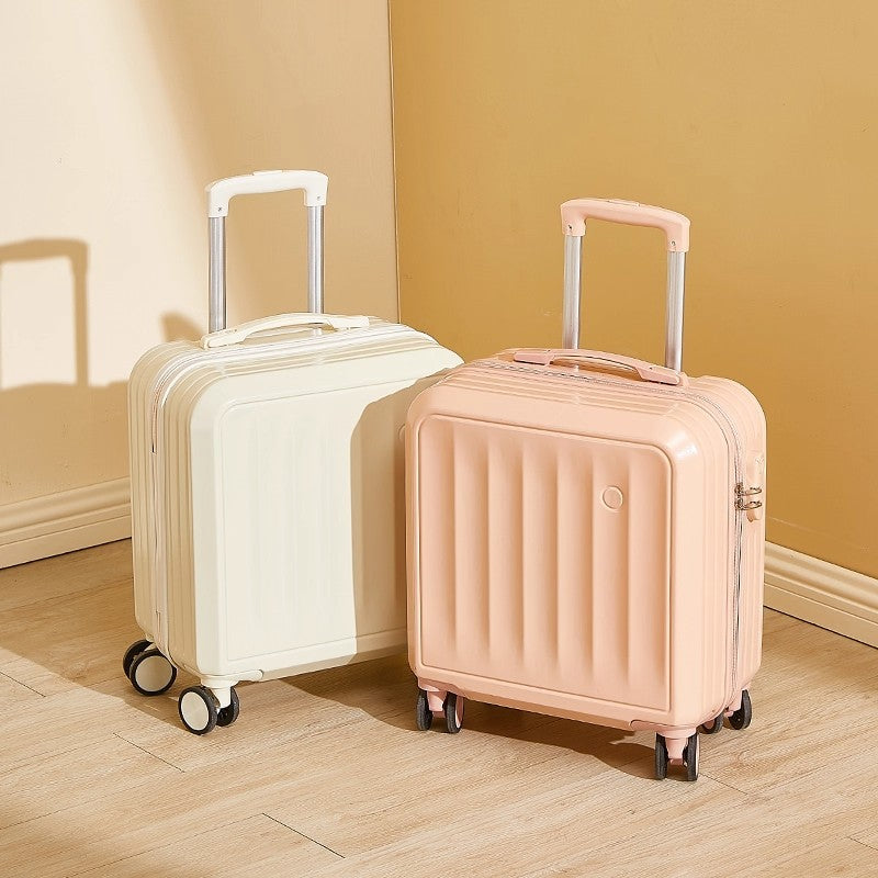 Hardshell Carry-On Suitcase with Telescopic Handle and 360-Degree Spinner Wheels