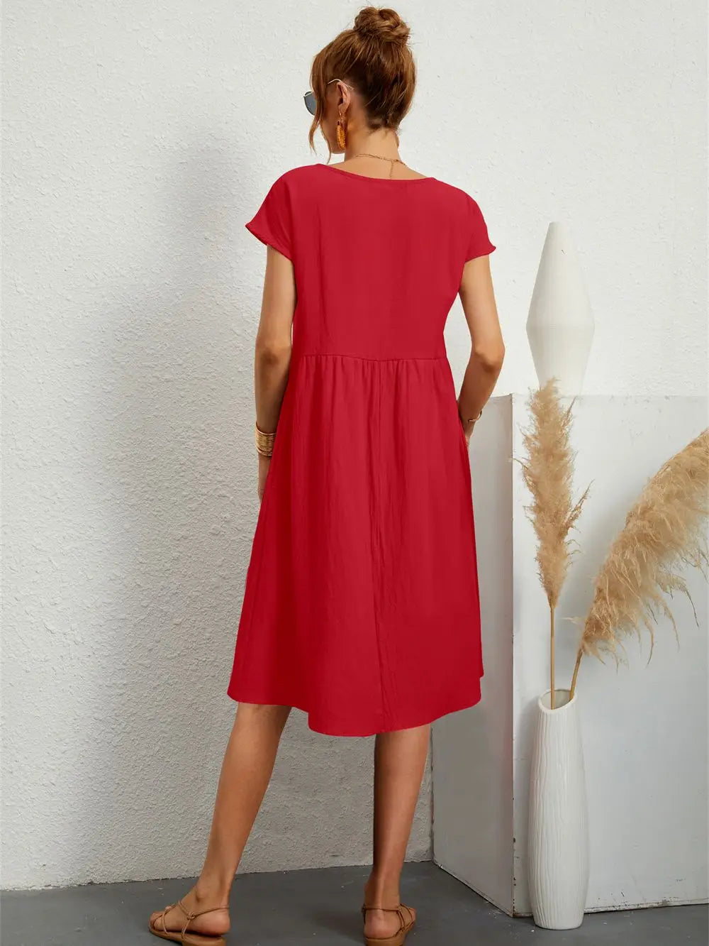 Image of Harmony | Women's A-Line Midi Dress