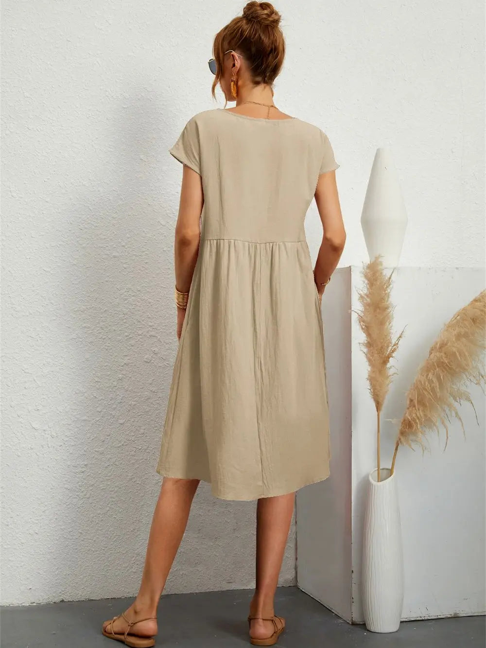 Image of Harmony | Women's A-Line Midi Dress
