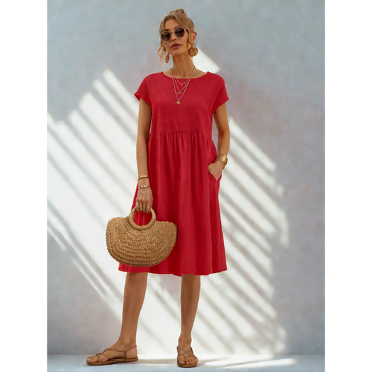 Image of Harmony | Women's A-Line Midi Dress