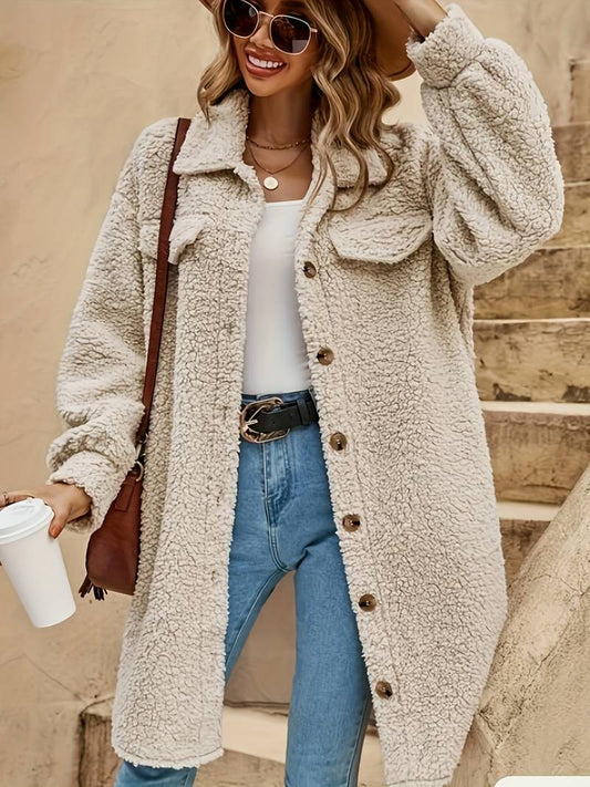 Image of Harmony | Women's Oversized Sherpa Coat