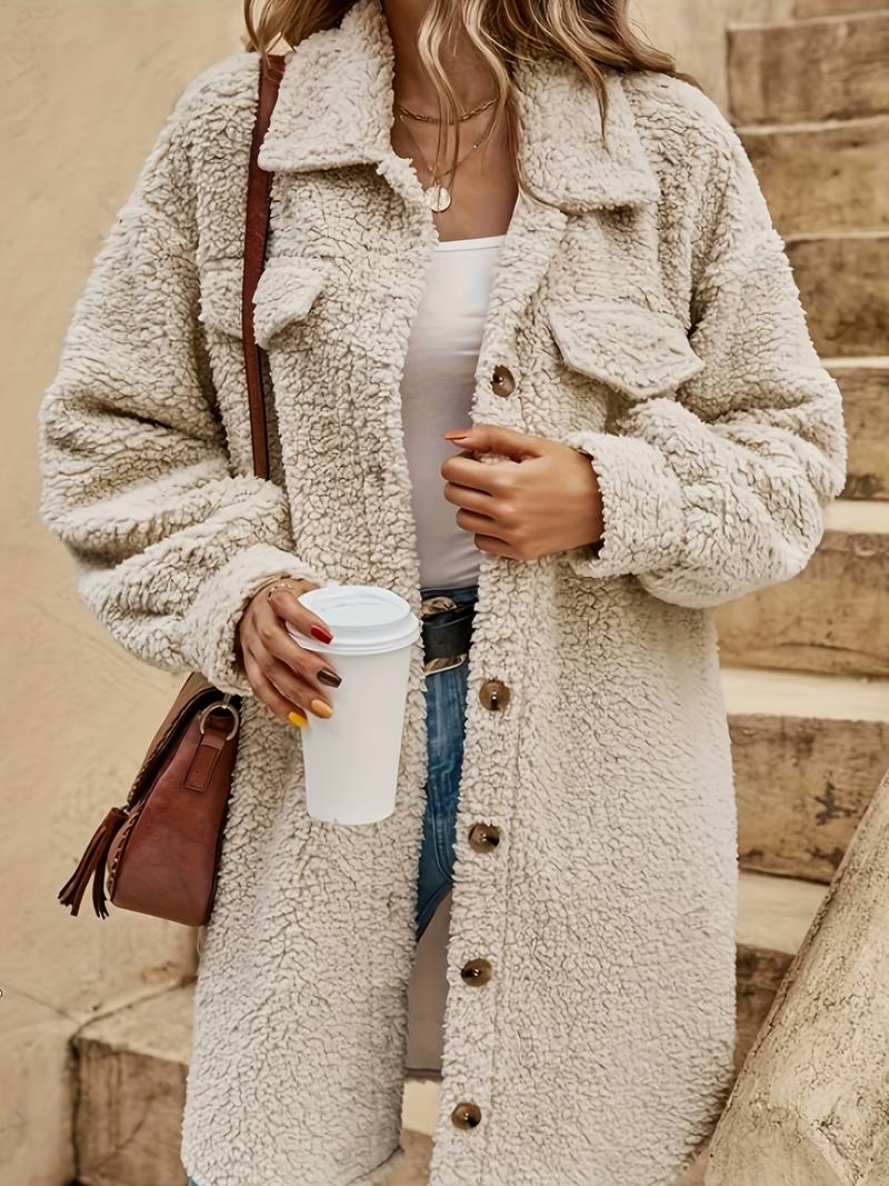 Image of Harmony | Women's Oversized Sherpa Coat