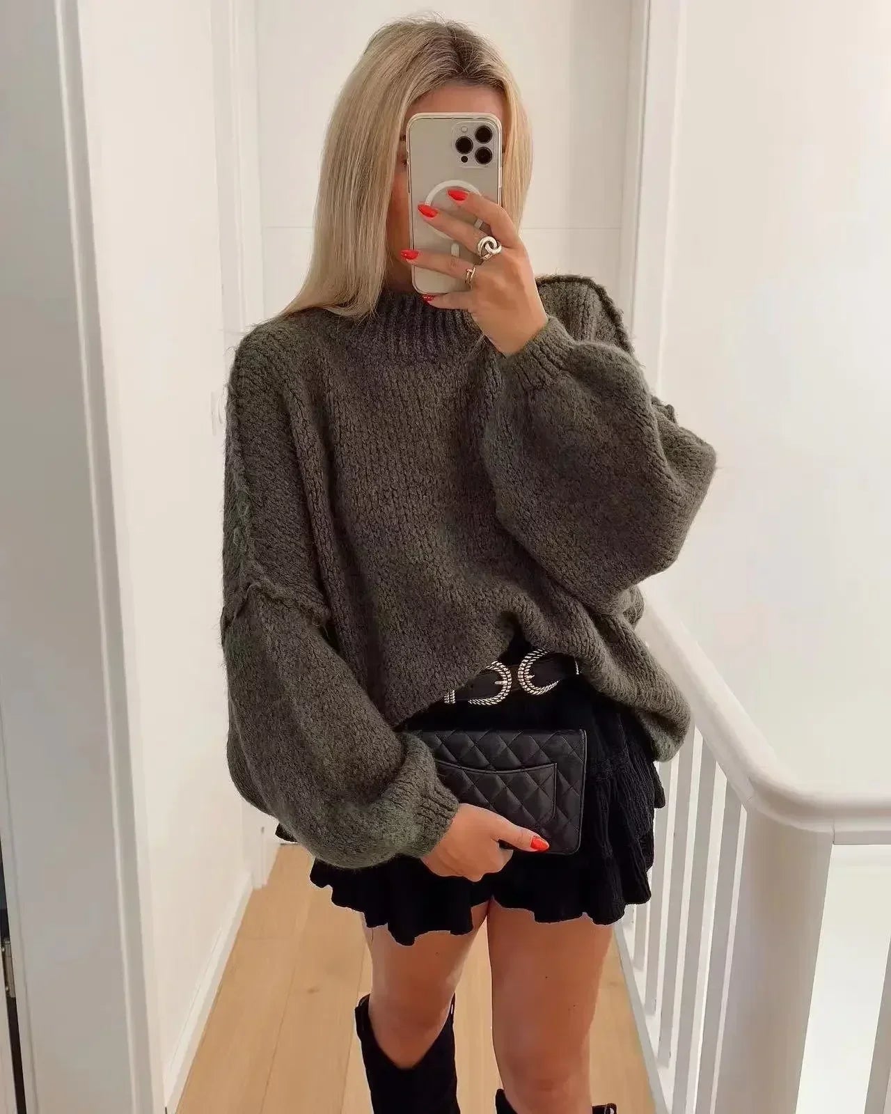 Image of Helen | Women's Oversized Mini Dress