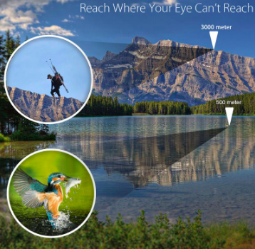 High-Power Waterproof Night-Vision Binoculars
