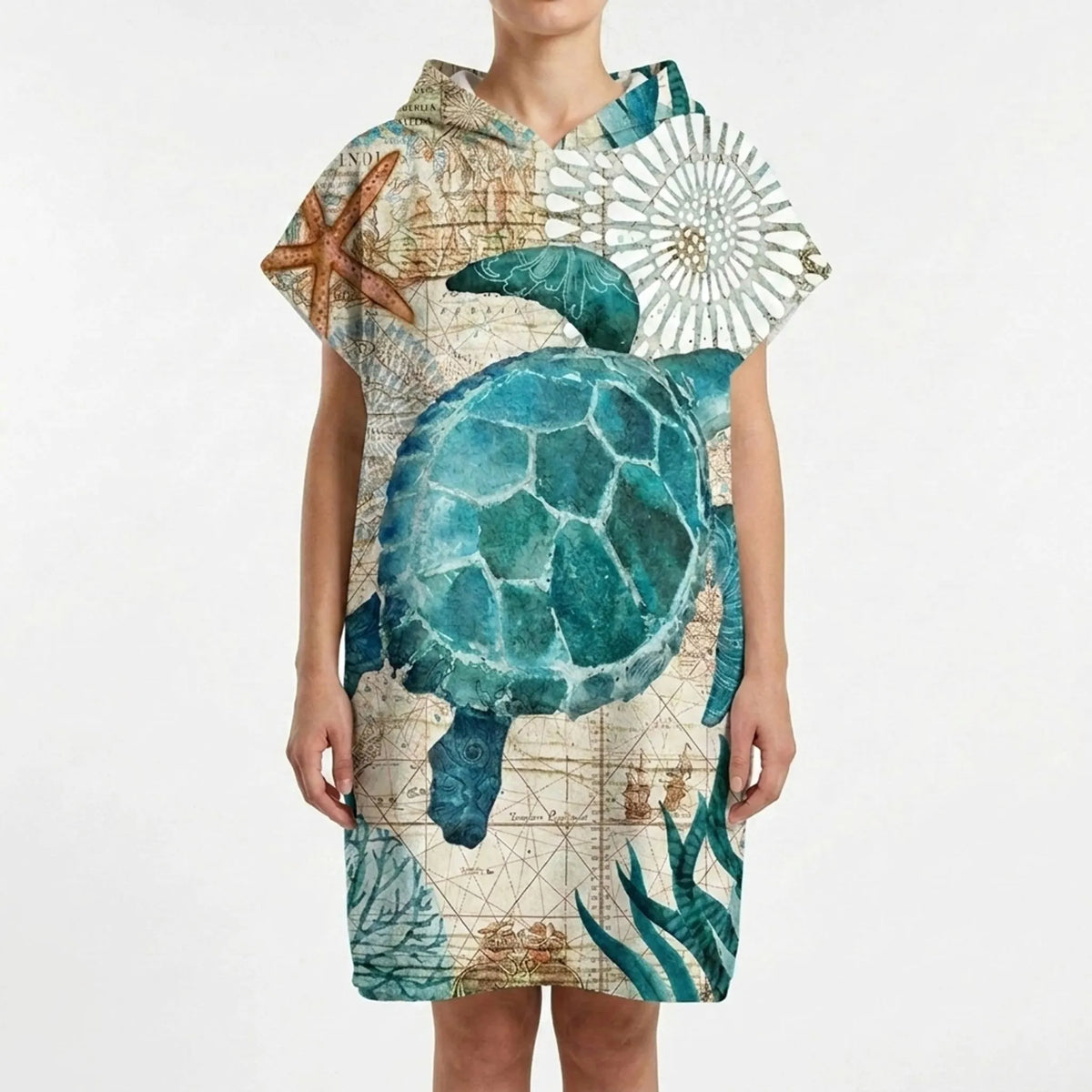 Hooded Beach Poncho