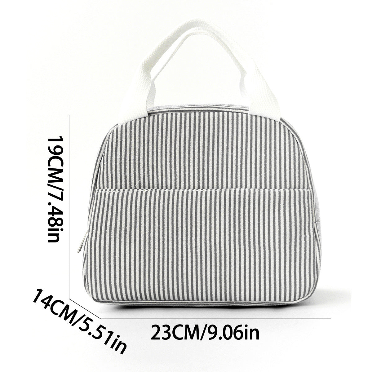 Insulated Lunch Bag with Durable Zip