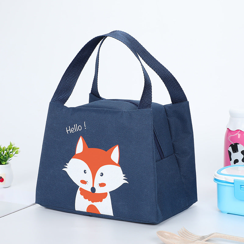 Insulated Lunch Bag with Fox Design