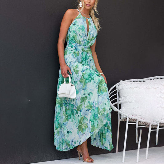 Image of Isabella | Women's Sleeveless A-Line Midi Dress