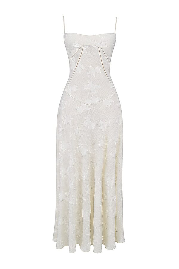Image of Ivy | Women's Floral Spaghetti Strap Maxi Dress
