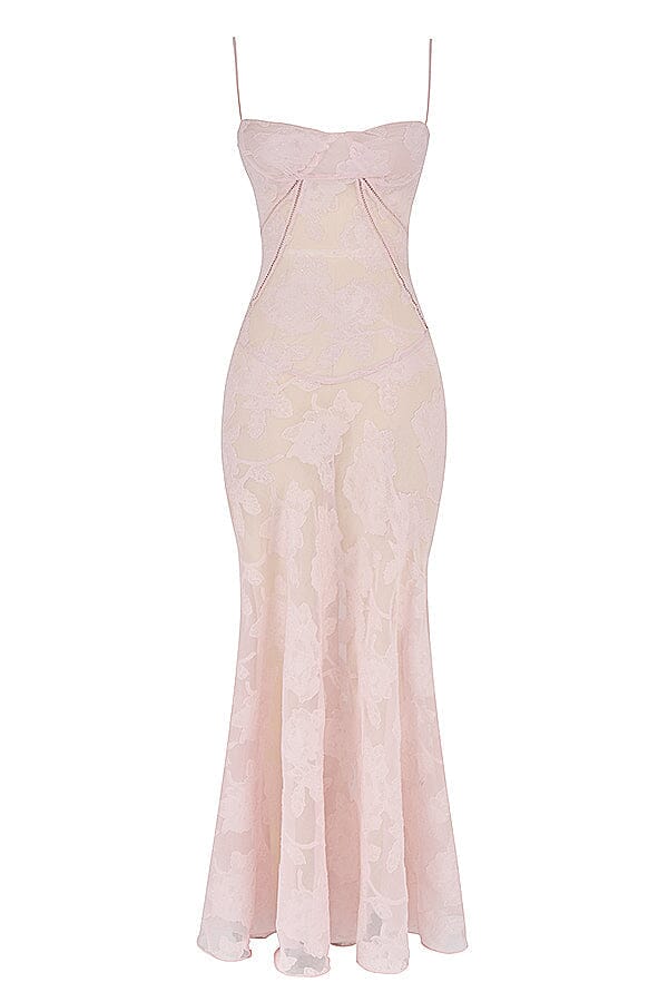Image of Ivy | Women's Floral Spaghetti Strap Maxi Dress