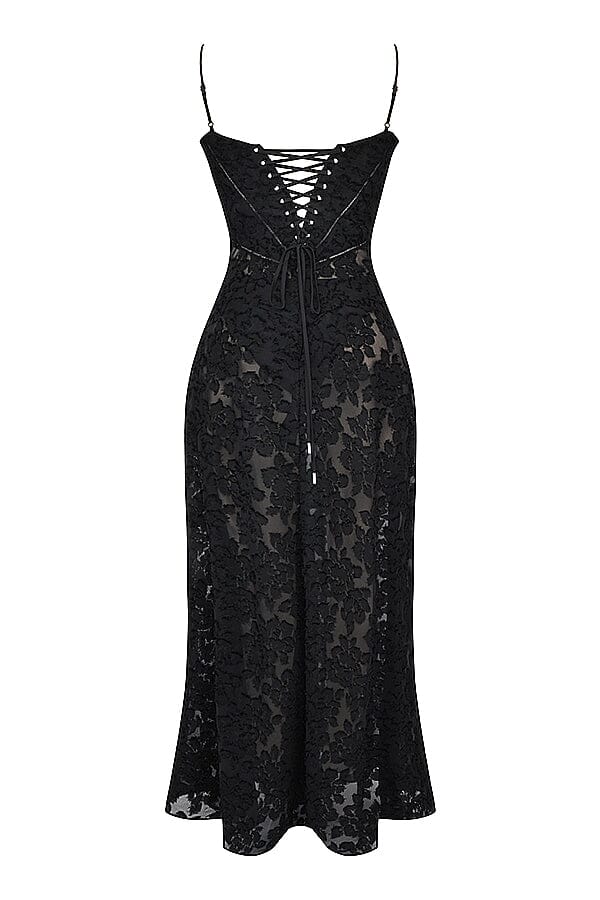 Image of Ivy | Women's Floral Spaghetti Strap Maxi Dress