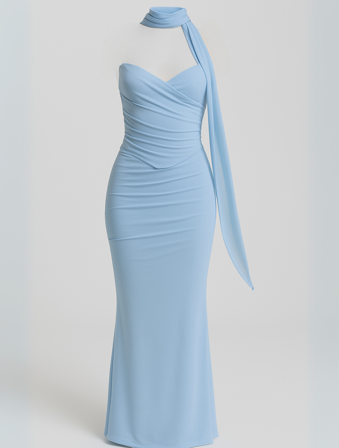 Image of Jade | Women's Strapless Bodycon Maxi Dress