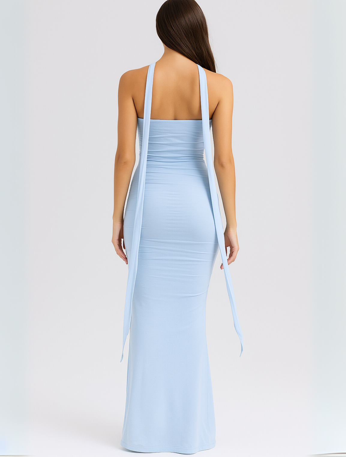 Image of Jade | Women's Strapless Bodycon Maxi Dress