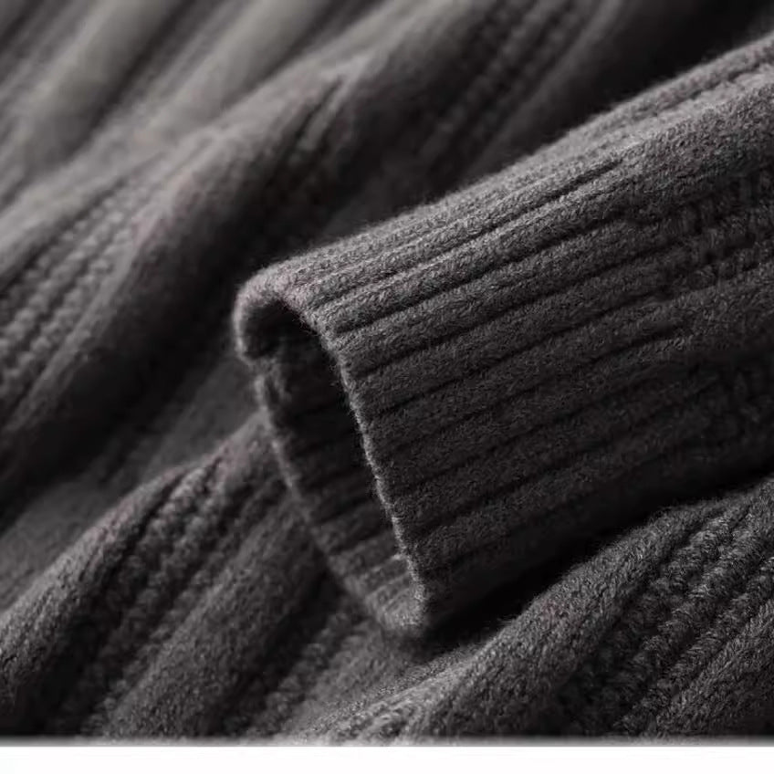 Image of Jake | Men's Collared Ribbed Sweater