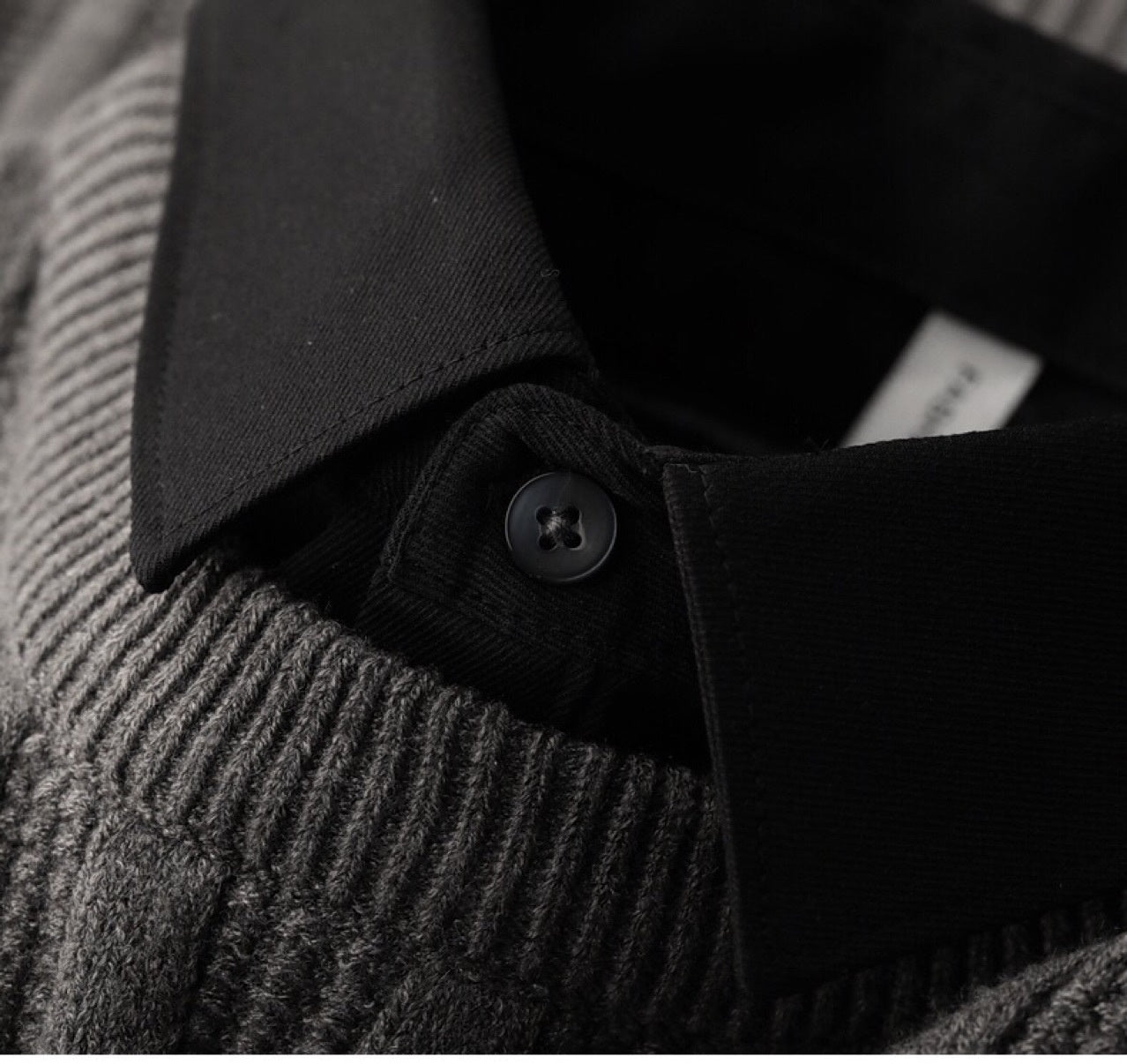 Image of Jake | Men's Collared Ribbed Sweater