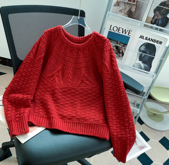 Image of Jane | Women's Crewneck Knit Sweater