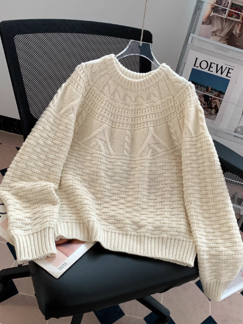 Image of Jane | Women's Crewneck Knit Sweater