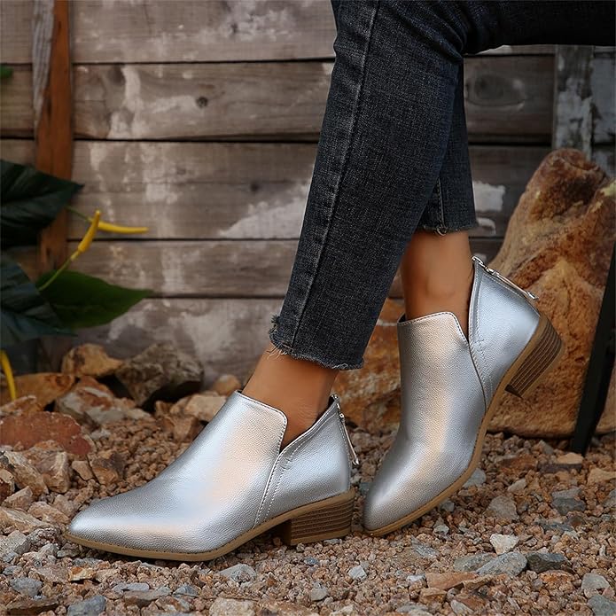 Image of Janet | Women's Pointed Toe Ankle Boots