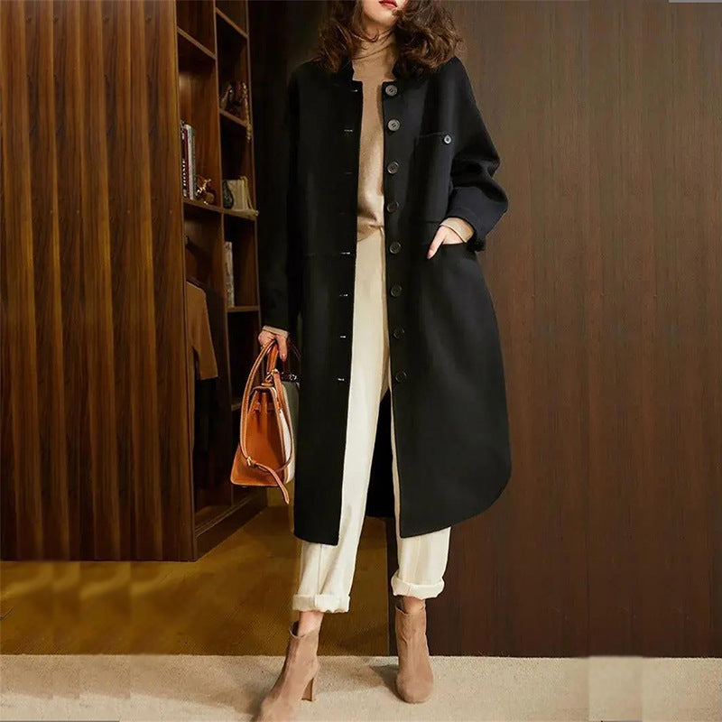 Image of Janice | Women's Long A-Line Coat