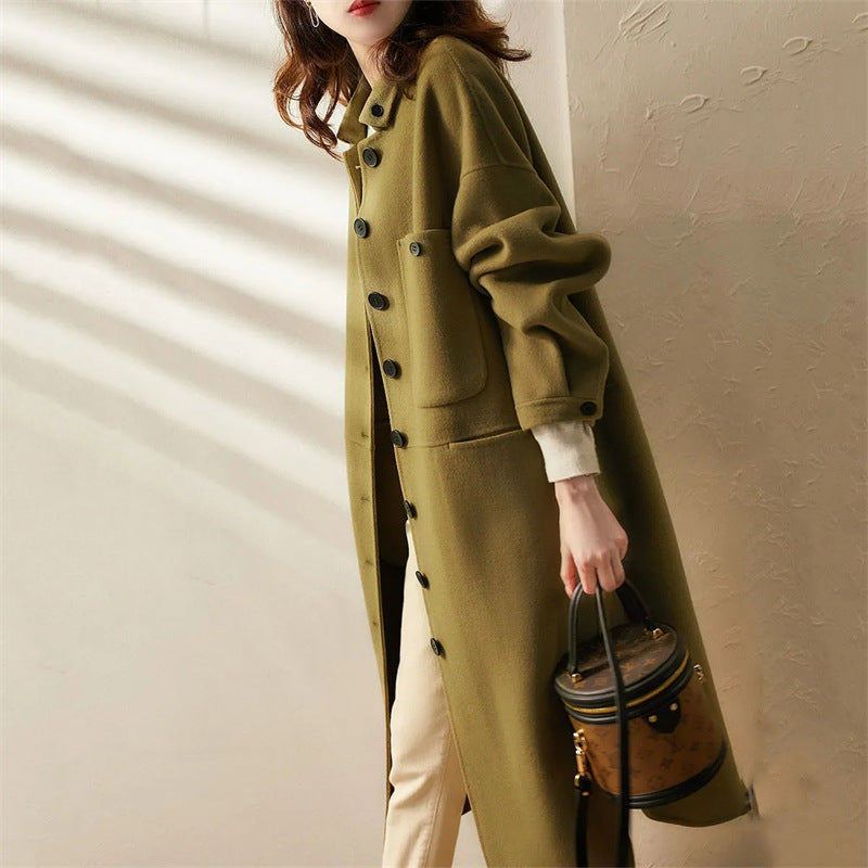 Image of Janice | Women's Long A-Line Coat