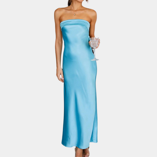 Image of Janine | Women's Strapless Maxi Dress