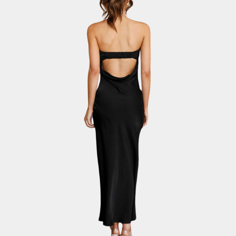 Image of Janine | Women's Strapless Maxi Dress