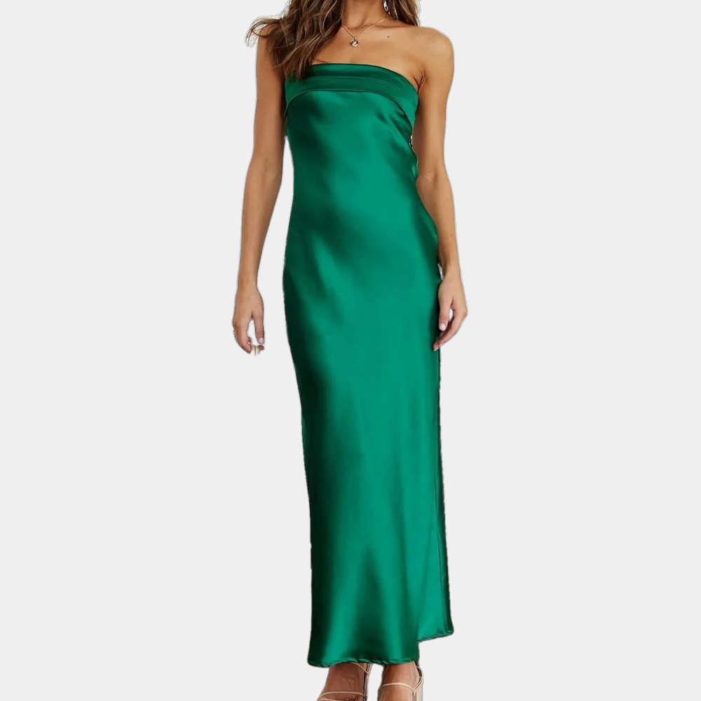 Image of Janine | Women's Strapless Maxi Dress