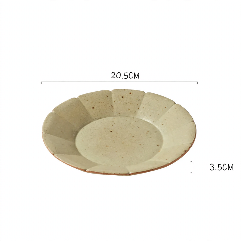 Japanese-Style Rectangular Ceramic Plate