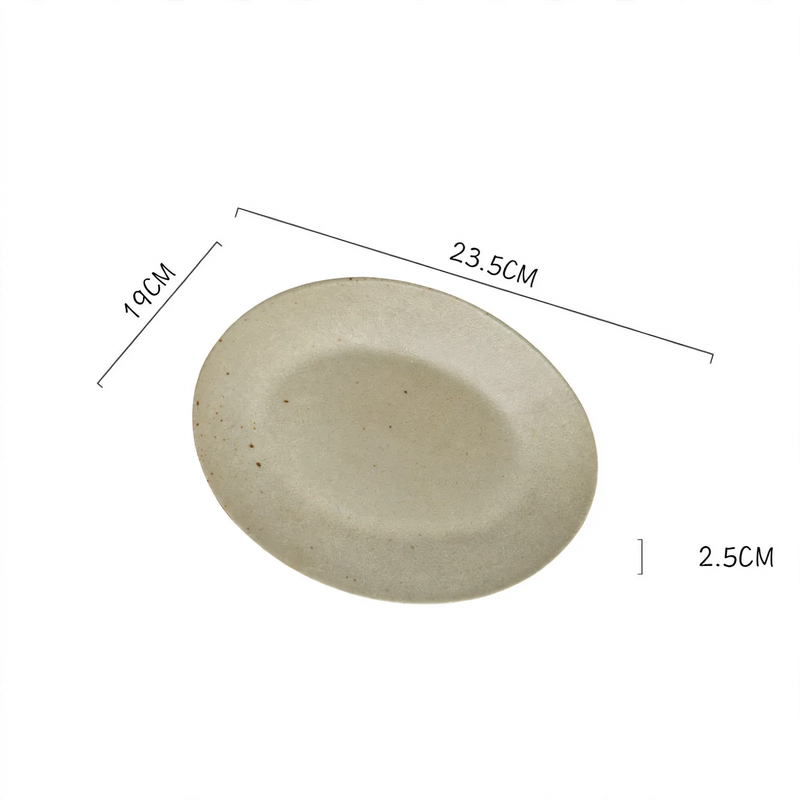 Japanese-Style Rectangular Ceramic Plate