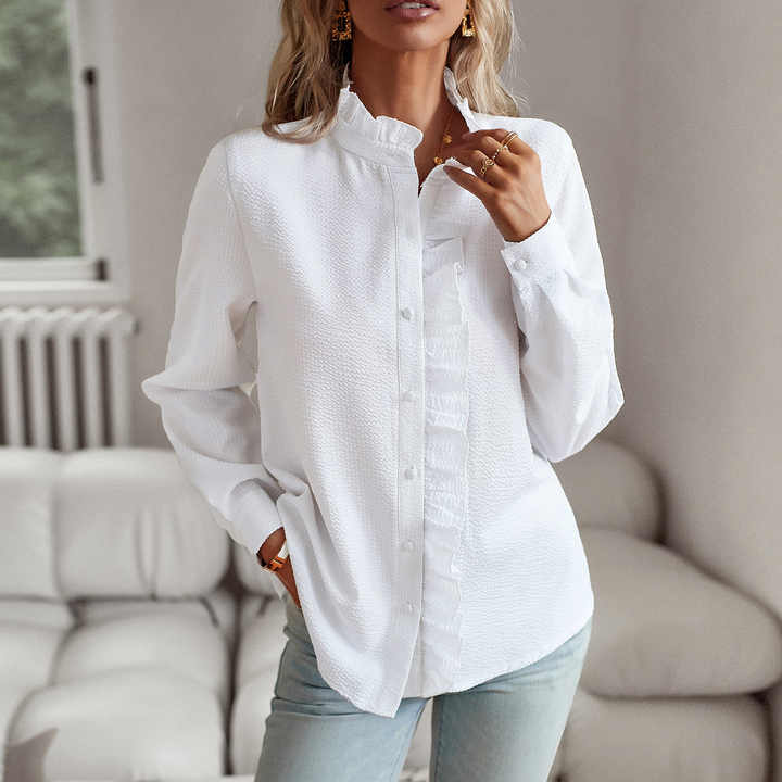 Image of Jasmine | Women's Ruffle Long Sleeve Blouse