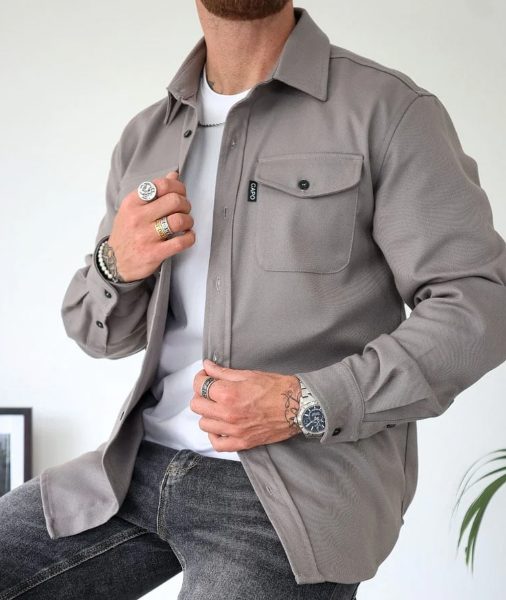 Image of Jay | Men's Button-Down Casual Shirt