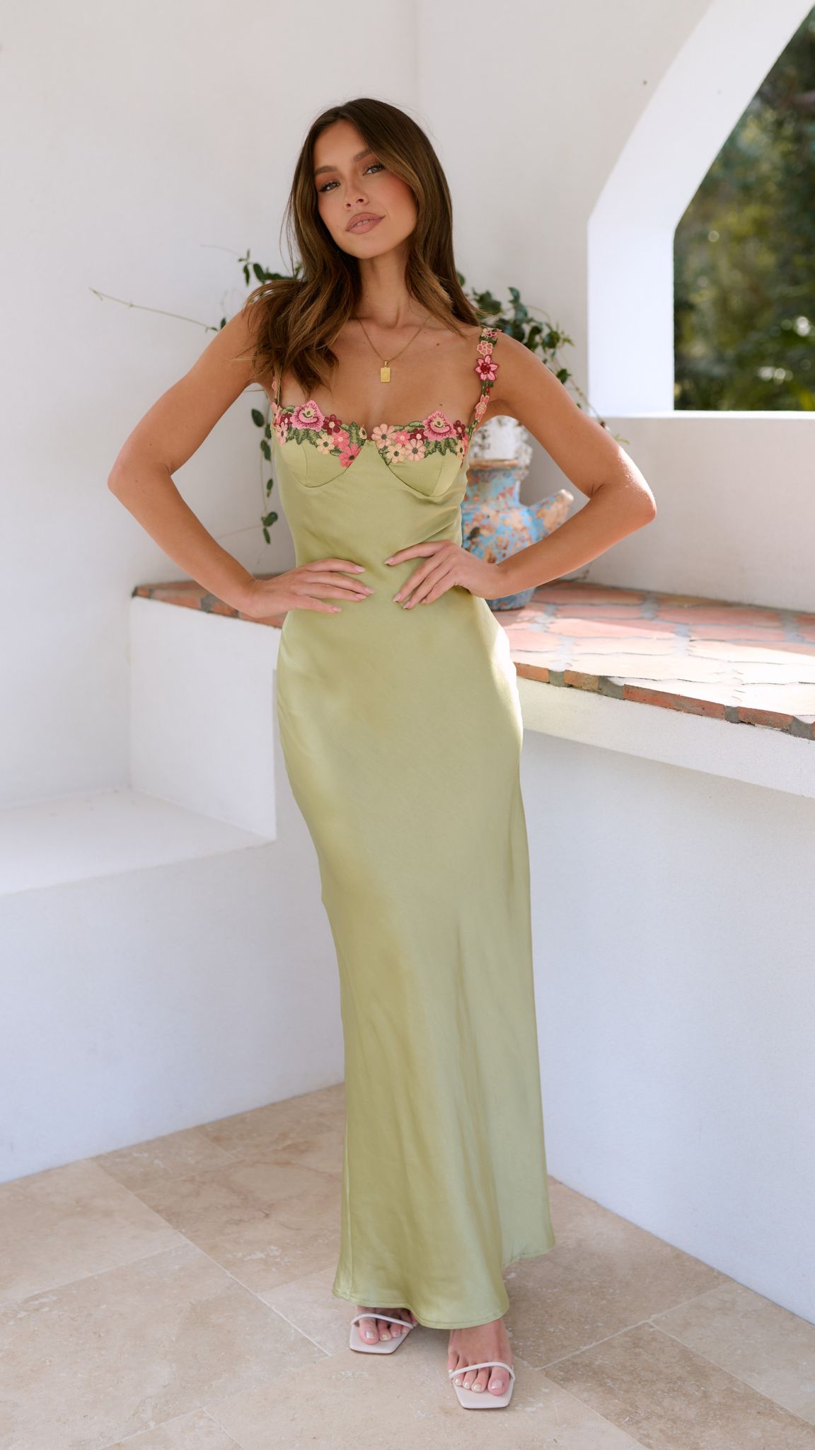 Image of Jayla | Women's V-Neck Sleeveless Maxi Dress